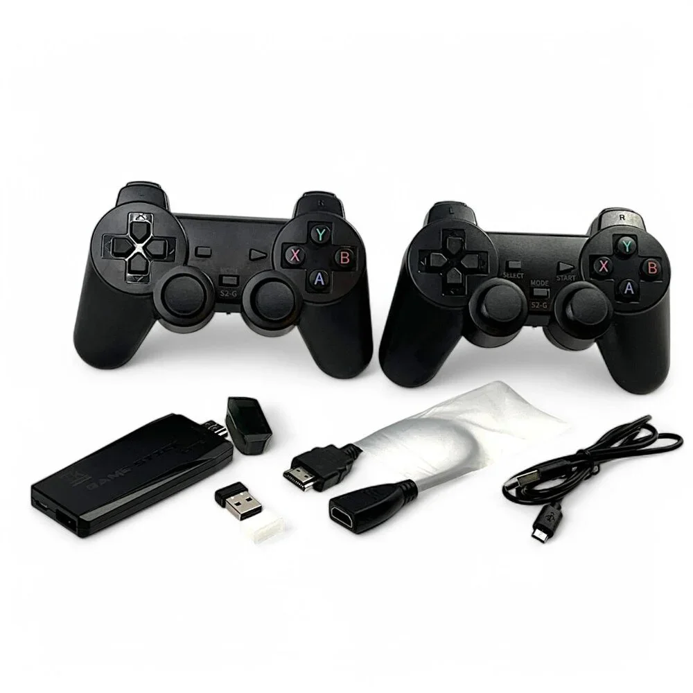 Lite 2.4G Mini Wireless Game Stick Controller Gamepad 4KUTRA HD TV Video Game